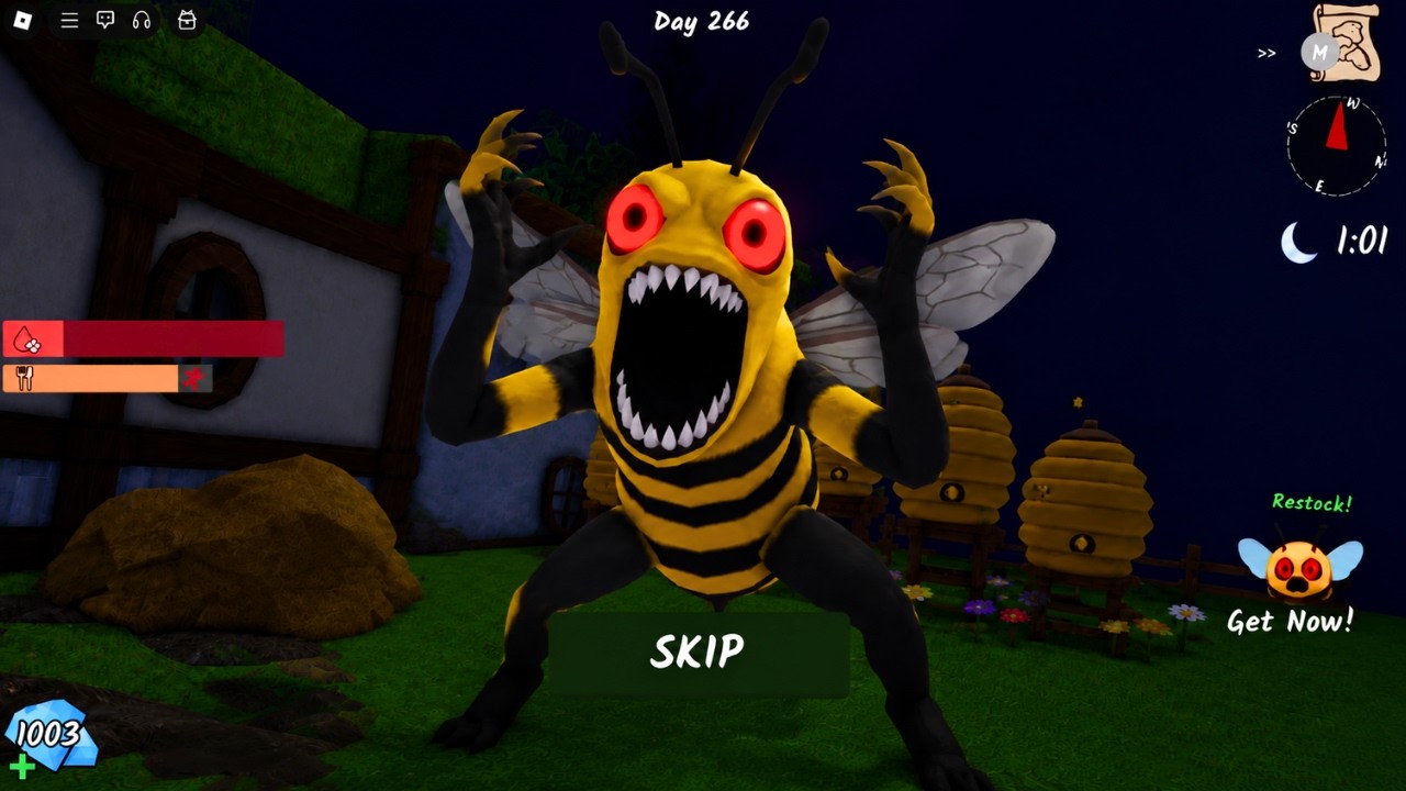 The GIANT BEE Update is INSANE!! 🐝New Chest + Secrets | 99 Nights in the Forest (Roblox)