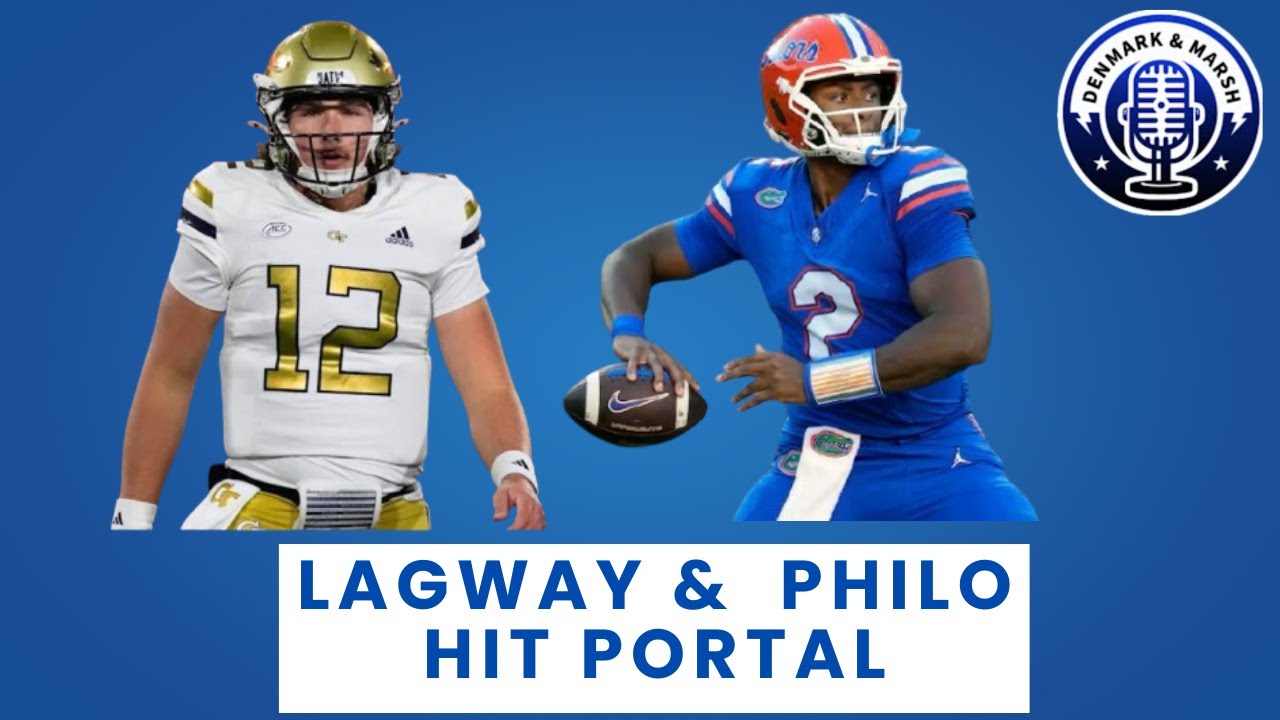 DJ Lagway & Aaron Philo enter Transfer Portal | Myles Graham Returns! Denmark & Marsh 12-16-25