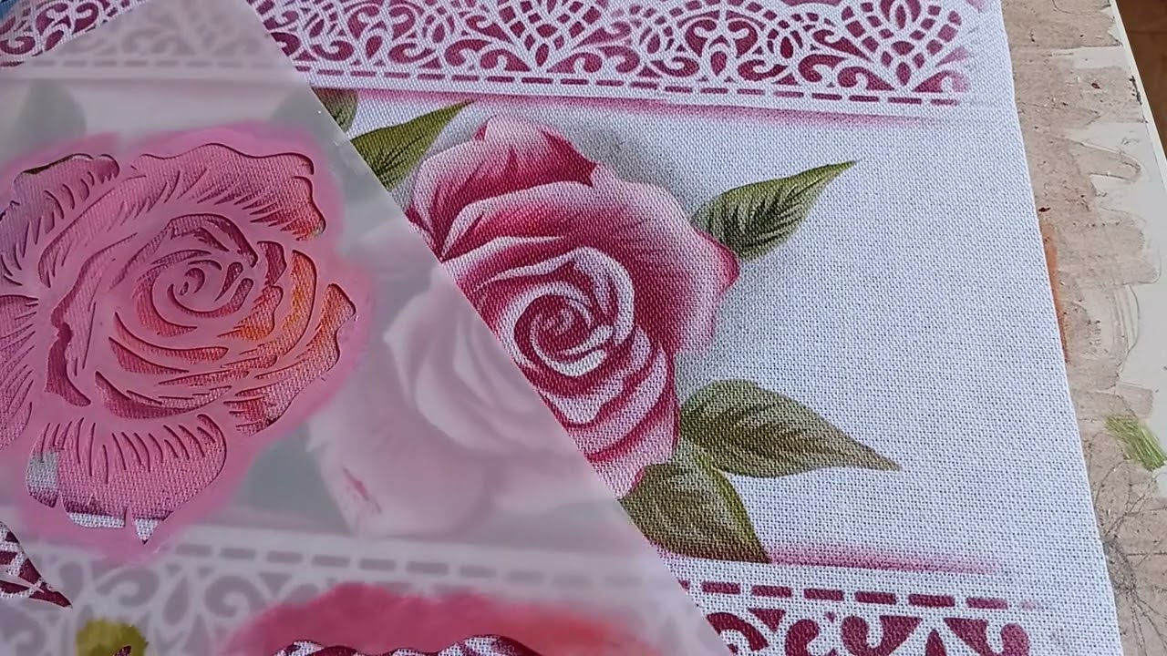 APRENDA A PINTAR ROSA DO ZER0 - TECNICA SIMPLES E LINDA