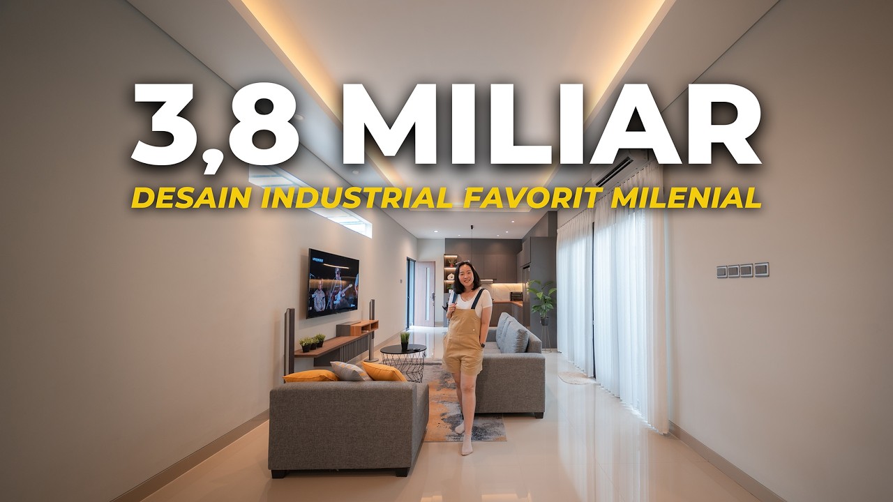 Rumah BSD Favorit Milenial | Desain Industrial Kontemporer