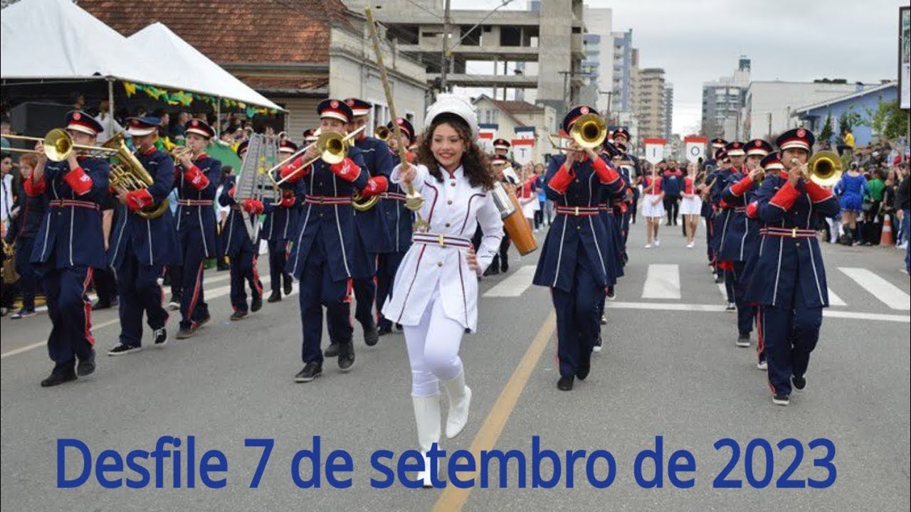 Banda Marcial Santo Antônio Mafra SC, Desfile 2023