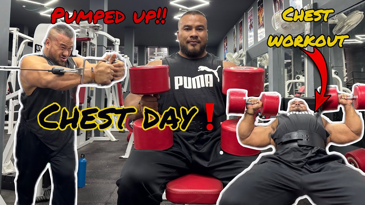 Best way to pump up your chest day…!!
