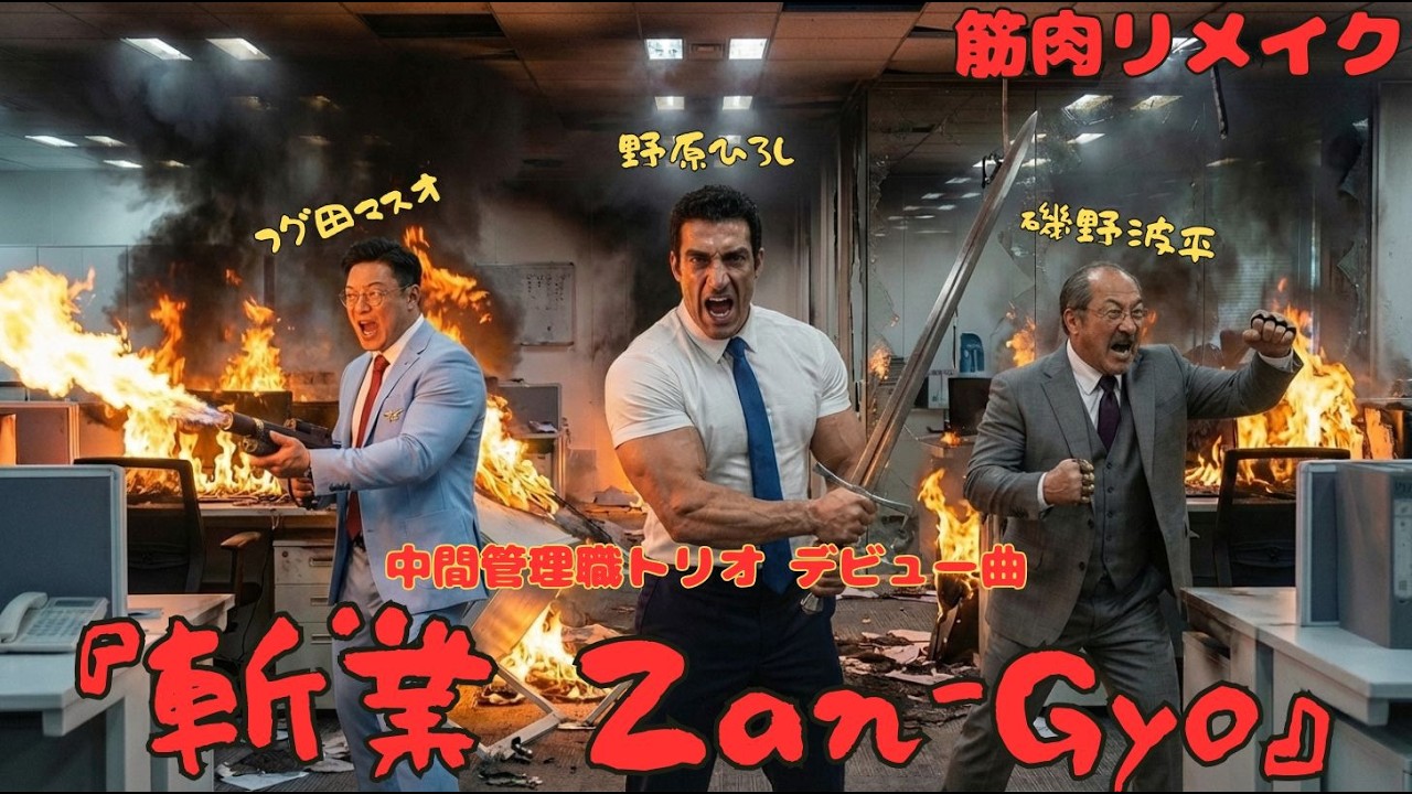 中間管理職トリオ　デビュー曲 『斬業 Zan-Gyo』