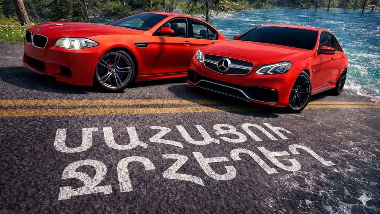 ՄԱՀԱՑՈՒ ՋՐՀԵՂԵՂ😱BMW M5 F10 & Mercedes W212⛔BeamNG Drive Hayeren⛔ՄԱՍ #22