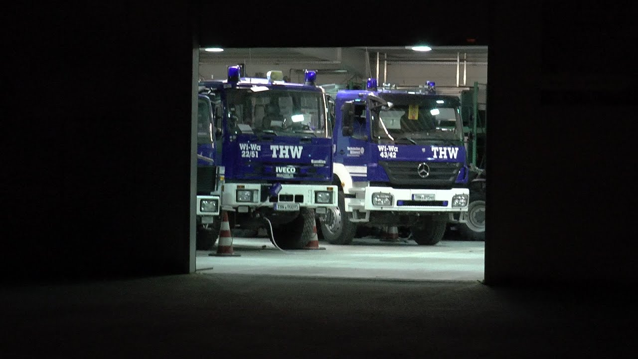 Fachgruppe R&auml;umen des THW OV Wiesloch/Walldorf r&uuml;ckt aus