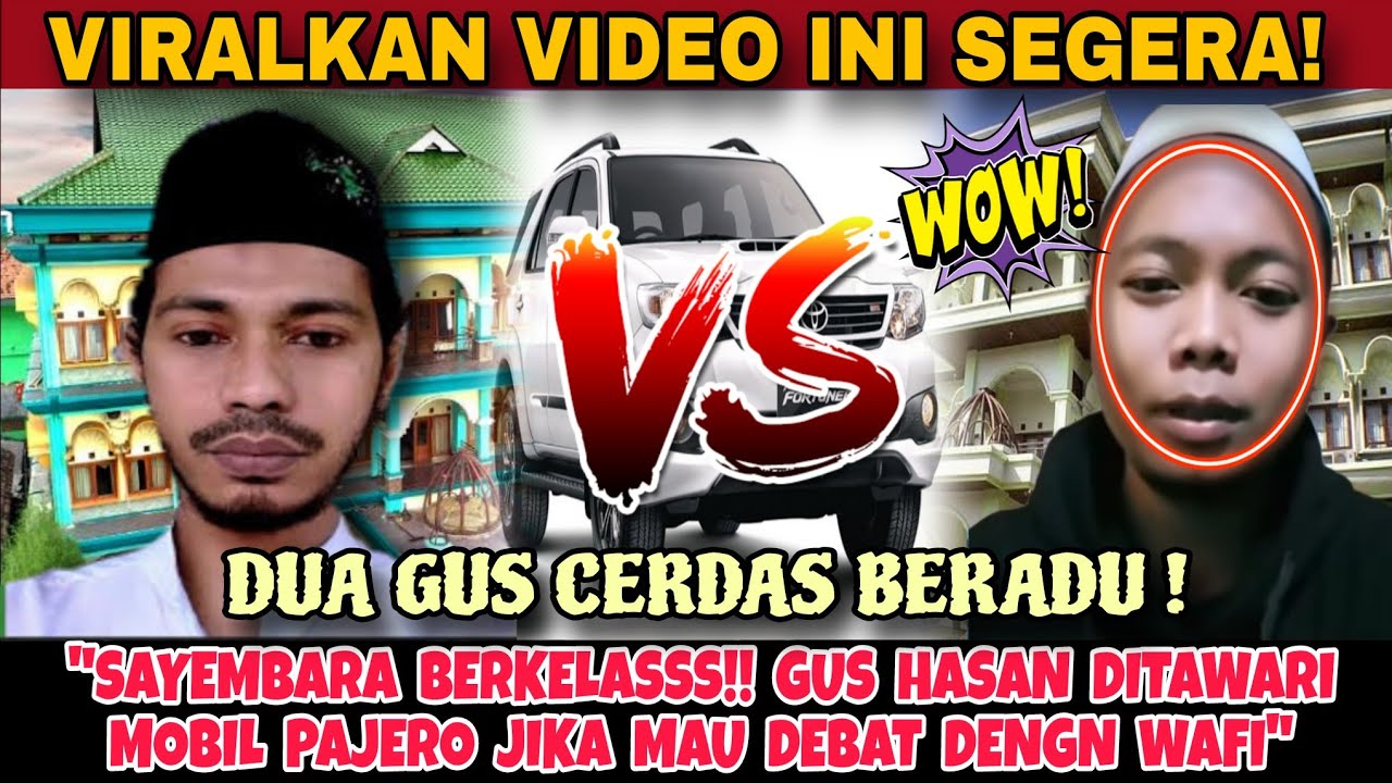 VIRALKAN....Kandang Wafi Jebol!!! Gus Hasan Tantang Si Wafi Debat Nasab Habib di Sidogiri