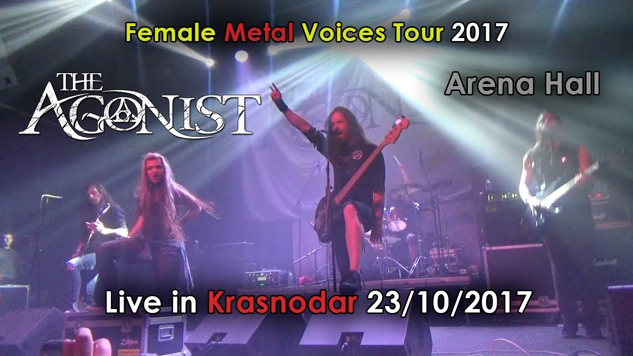 THE AGONIST - Female Metal Voices Tour 2017. Full Concert (Live in Krasnodar 23/10/2017) HD 1080p