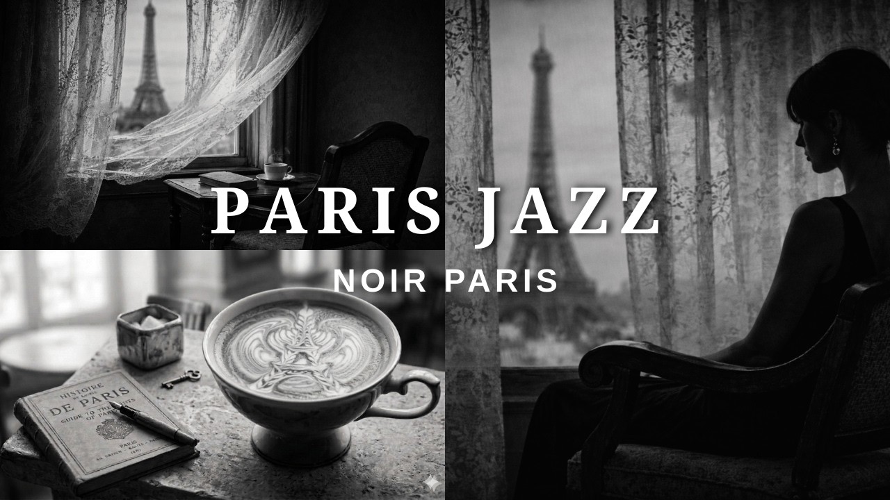 【Jazz Playlist】Romantic Paris Jazz｜静かなパリの夜
