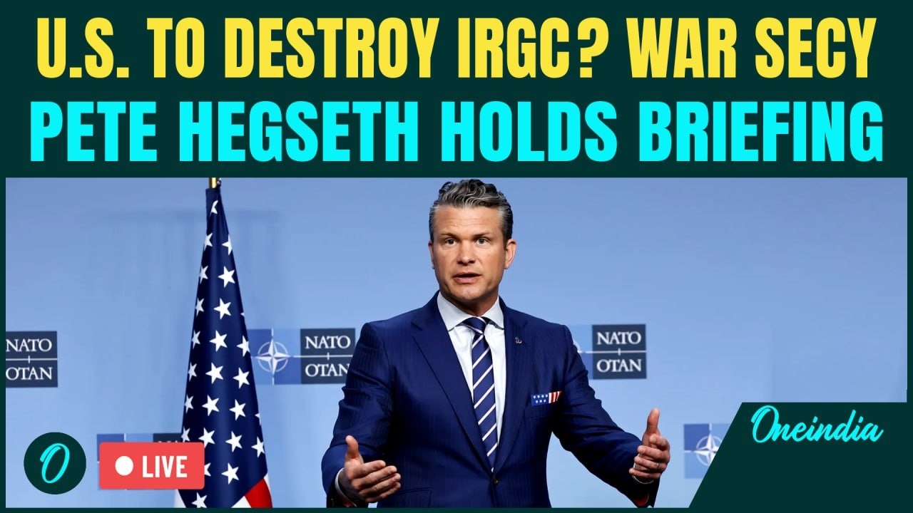LIVE: Pete Hegseth Vows to Wipe Off Iran&rsquo;s Military Infrastructure; Issues Warning to New Leaders