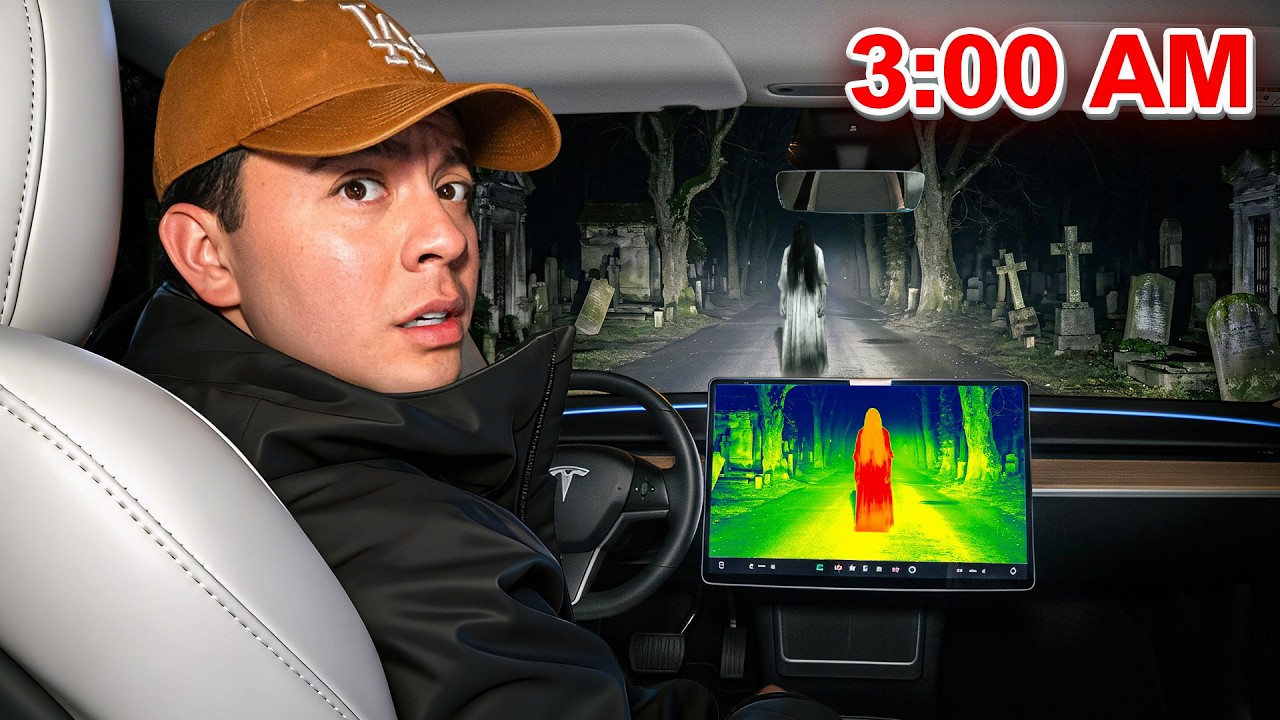 LLEVAMOS EL TESLA A UNA CARRETERA EMBRUJADA *DETECTA FANTASMAS*