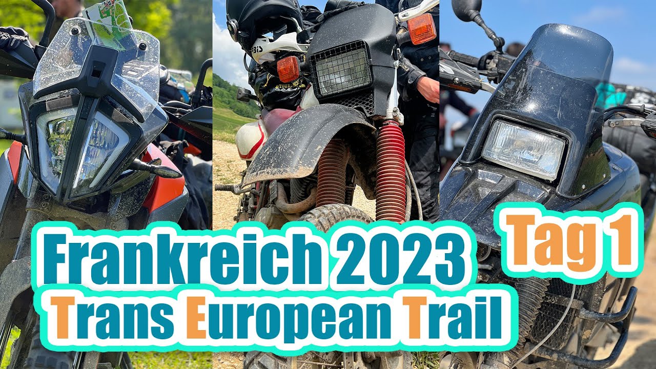 Sturz am Steilhang und Helm geklaut - TET FRANCE 2023 - Tag 1