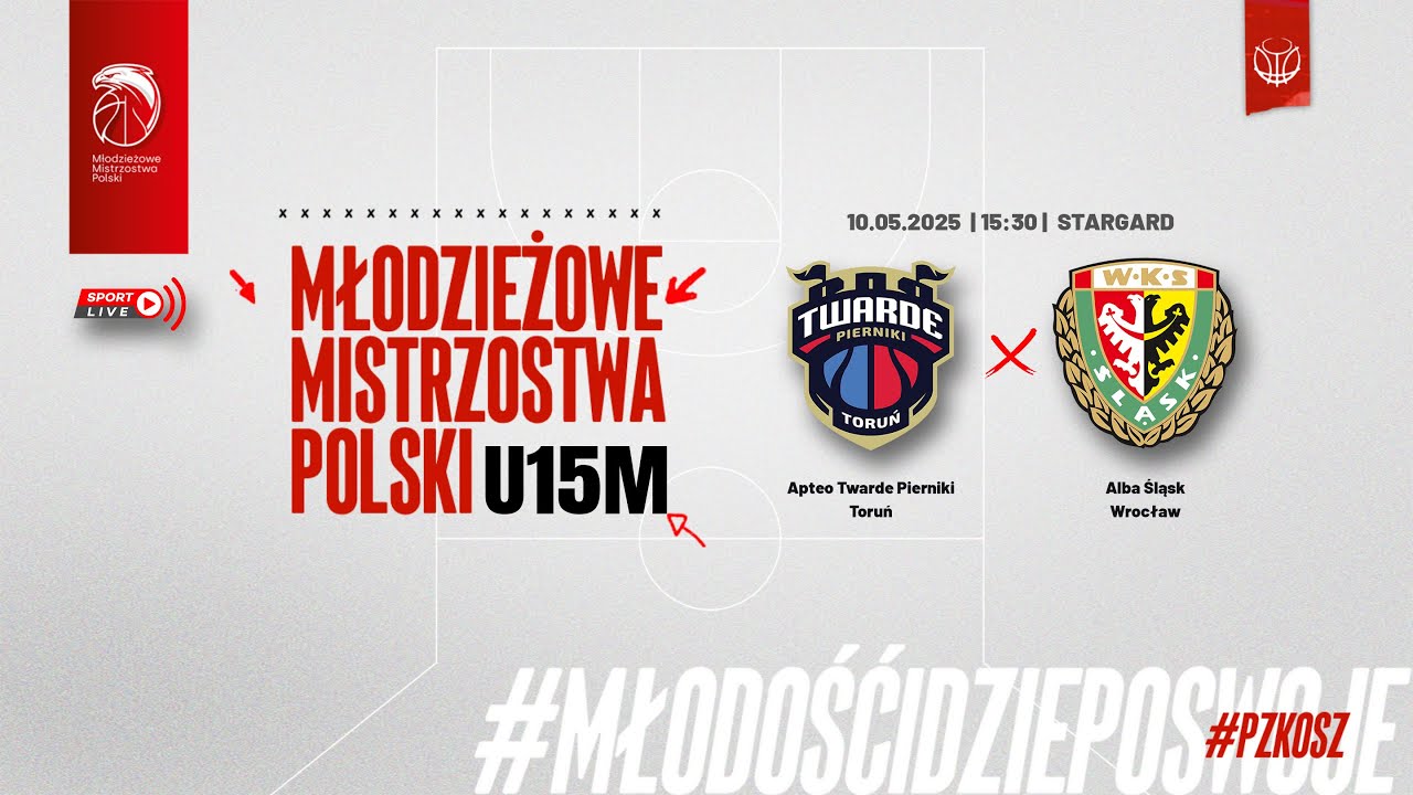 Apteo Twarde Pierniki Toruń - Alba Śląsk Wrocław (Finał MMP U15M) (półfinał)