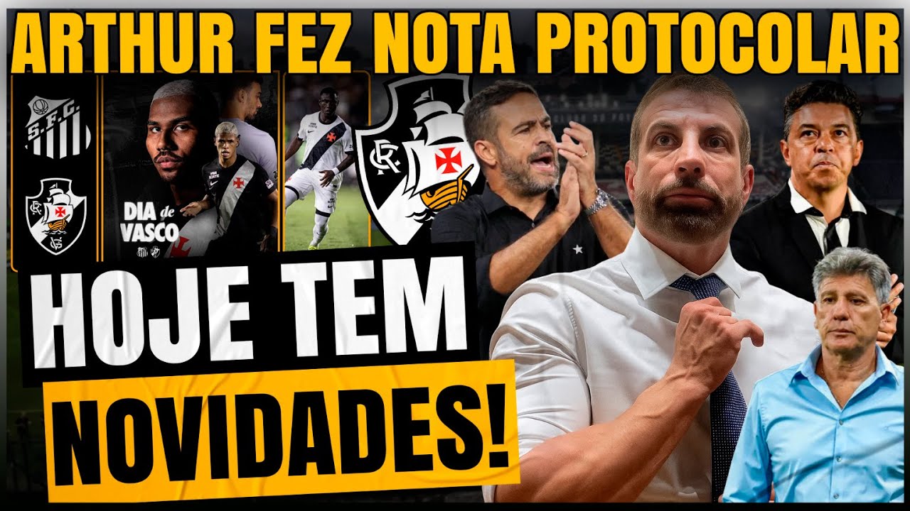 ESTÁ TUDO EM ABERTO! REUNIÕES NA SEXTA PODE DEFINIR TREINADOR! NOTA PROTOCOLAR DE ARTHUR JORGE!