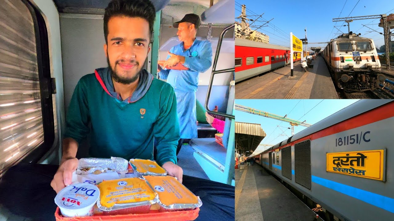 Hazrat Nizamuddin to Ernakulam Duronto Express | Sleeper Class Food | 130 kmph 🚂 | Part - 2