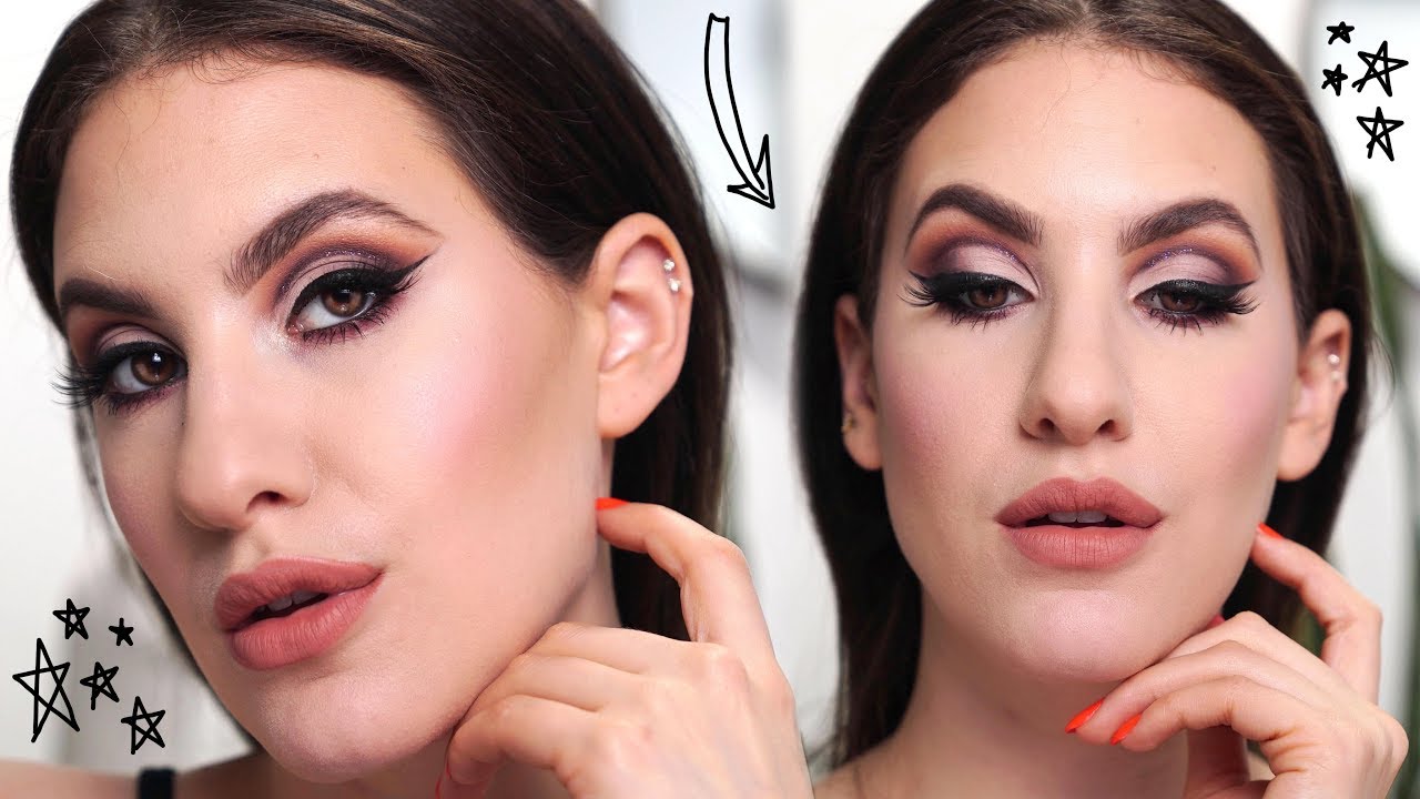 GOING OUT OF MY COMFORT ZONE! FULL GLAM MAKEUP TUTORIAL | Jamie Paige
