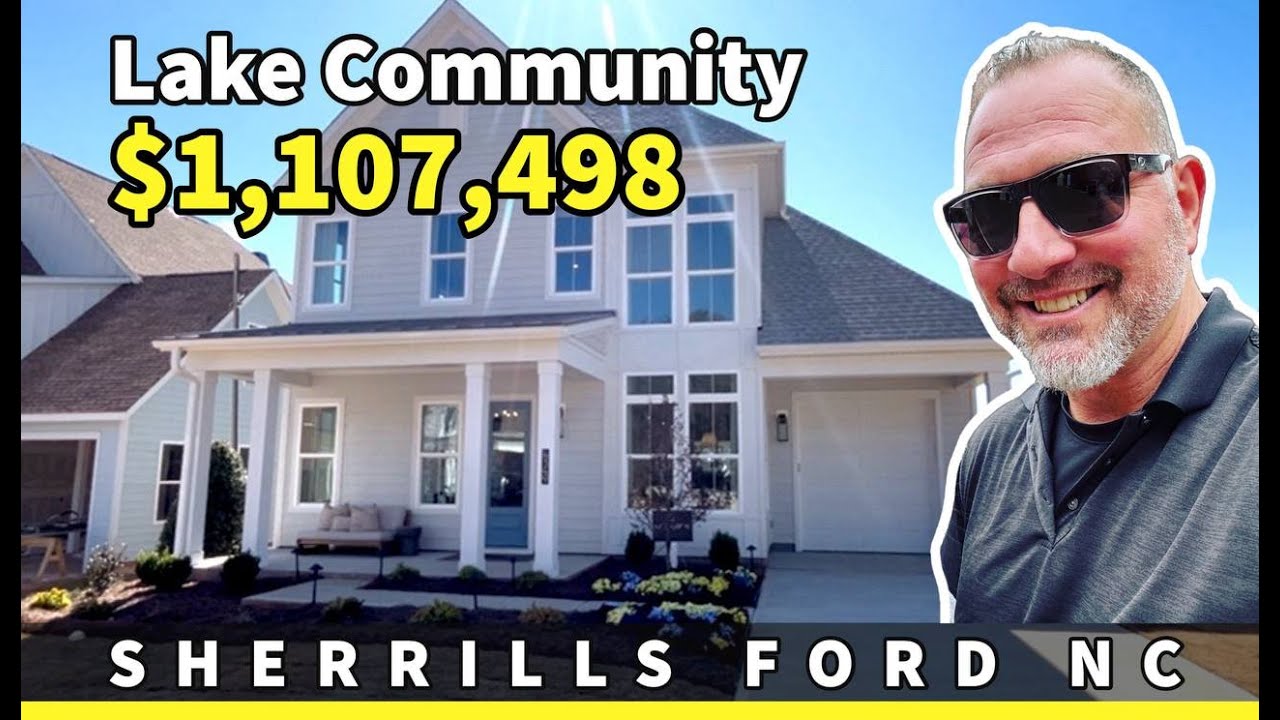 New Luxury Homes at Lake Norman | $1.1m | Lakeside Pointe | Sherrills Ford NC | The Overlook Plan
