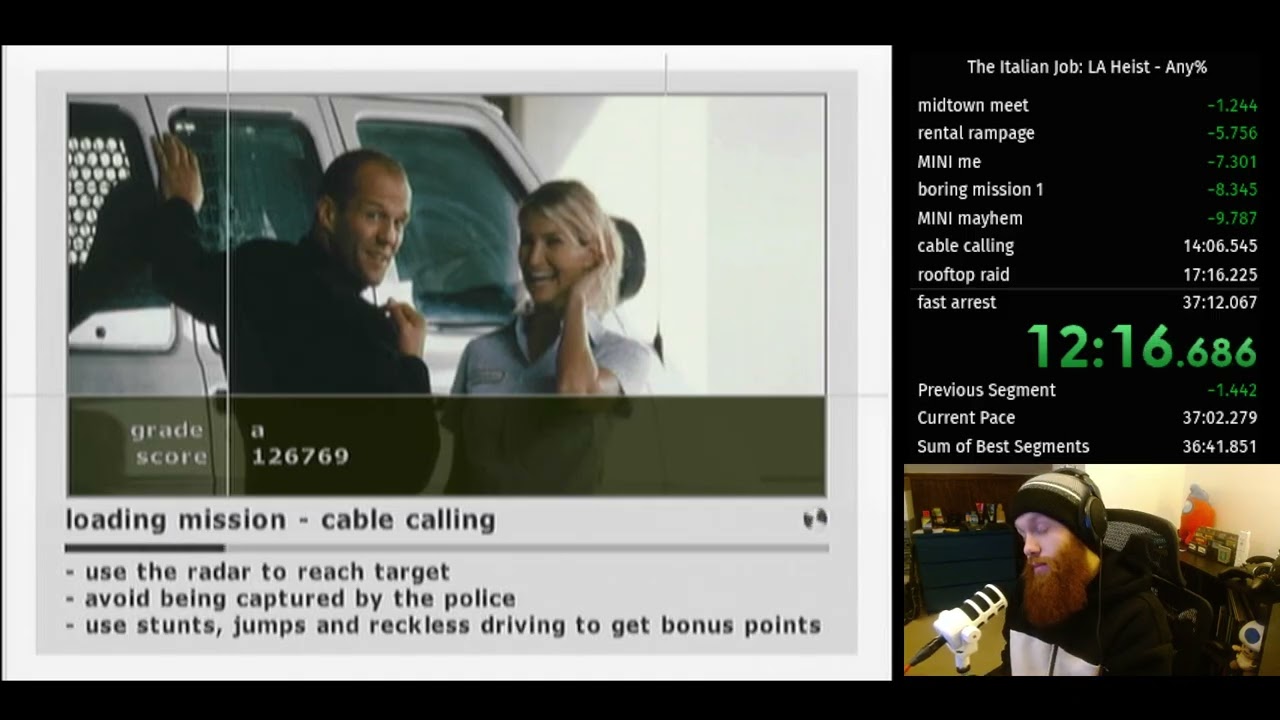 [FWR] Italian Job LA Heist Speedrun (Any%) - 37:00.817