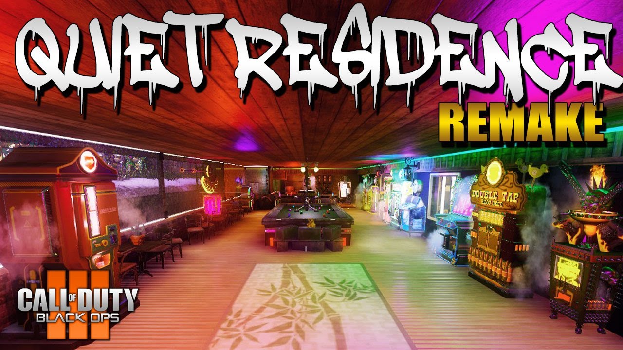 QUIET RESIDENCE ZOMBIES - REMAKE ★ Call of Duty Custom Zombies Map