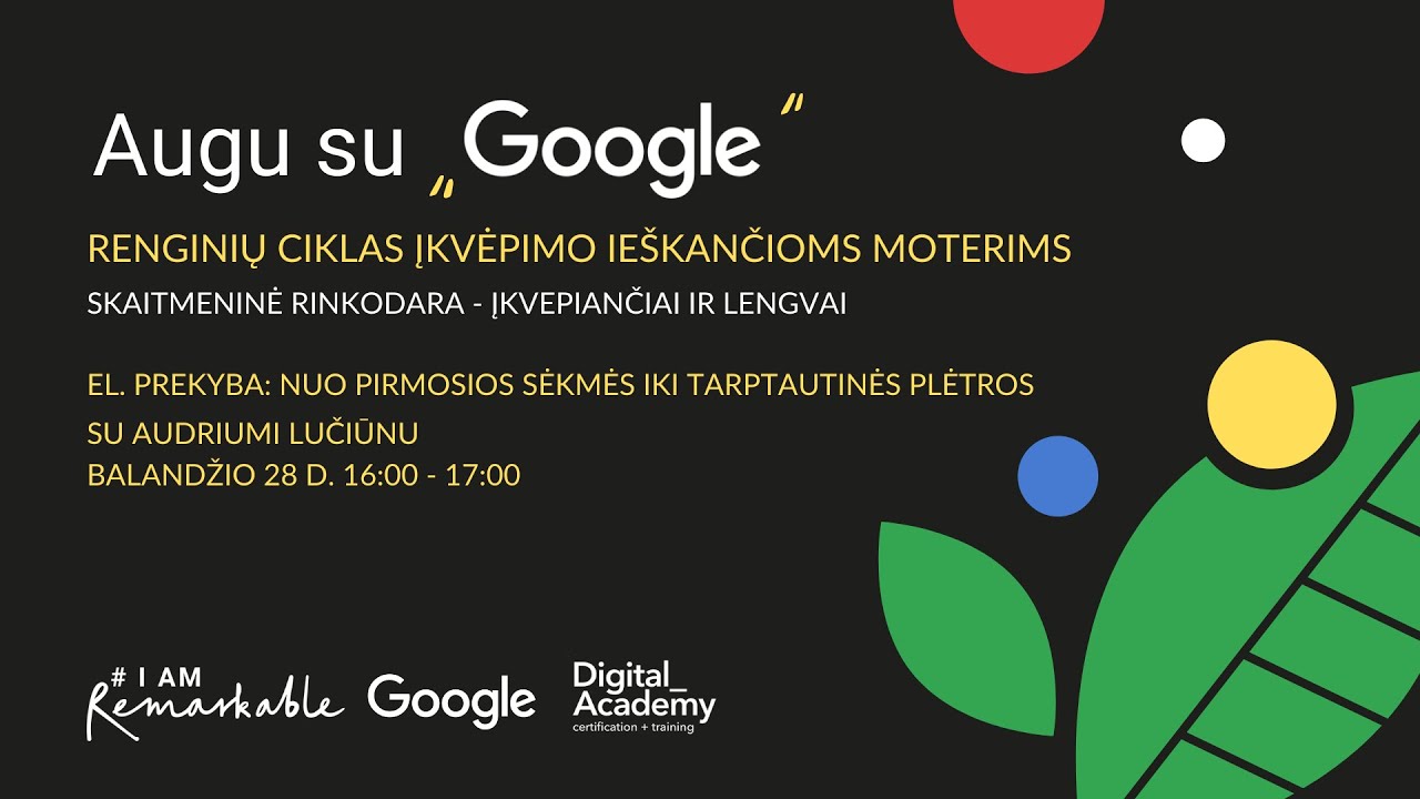 El. prekyba: nuo pirmosios sėkmės iki tarptautinės plėtros