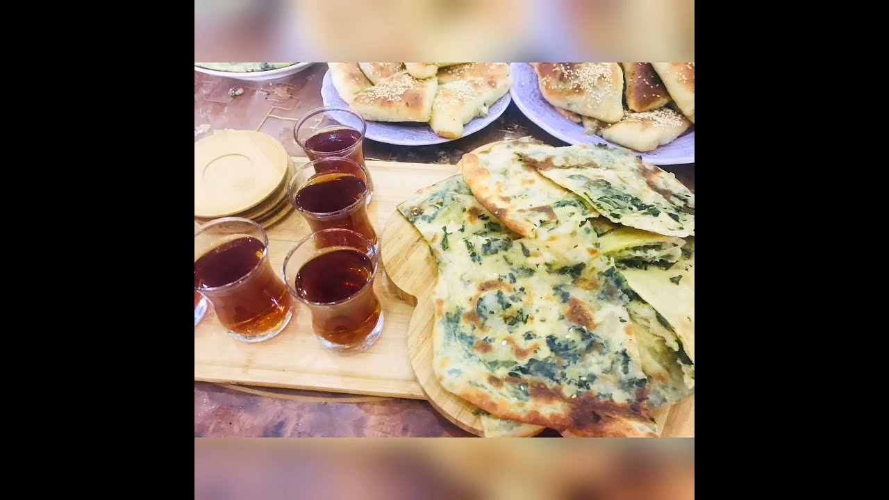 طريقه عمل الفطير  بالنعناع البري على الطريقة الفلسطينية الأصلية @الشيف منال العالم