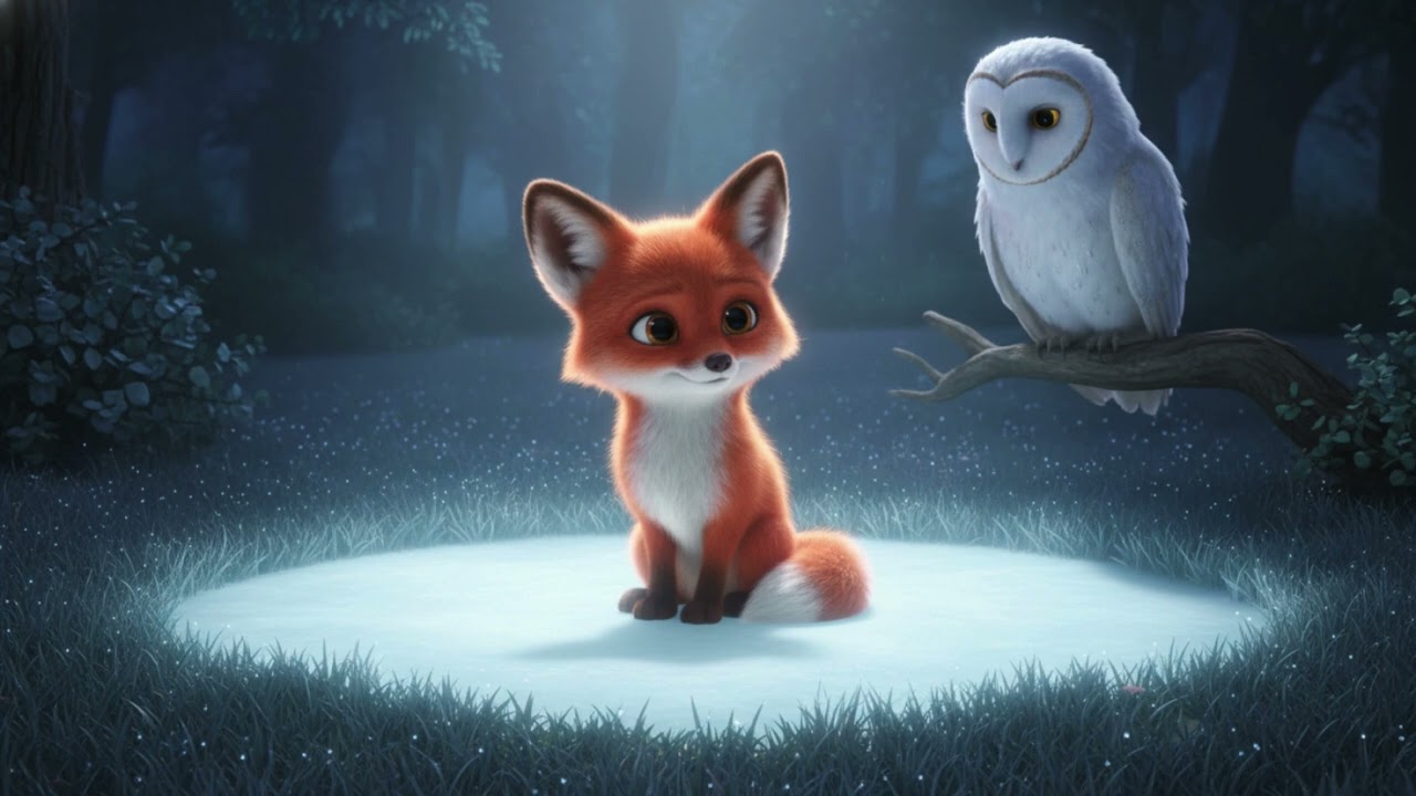 🦊Gute-Nacht-Geschichte für Kinder🦊Fina im Sternenwald🦊Fina besucht die Mondlicht Lichtung