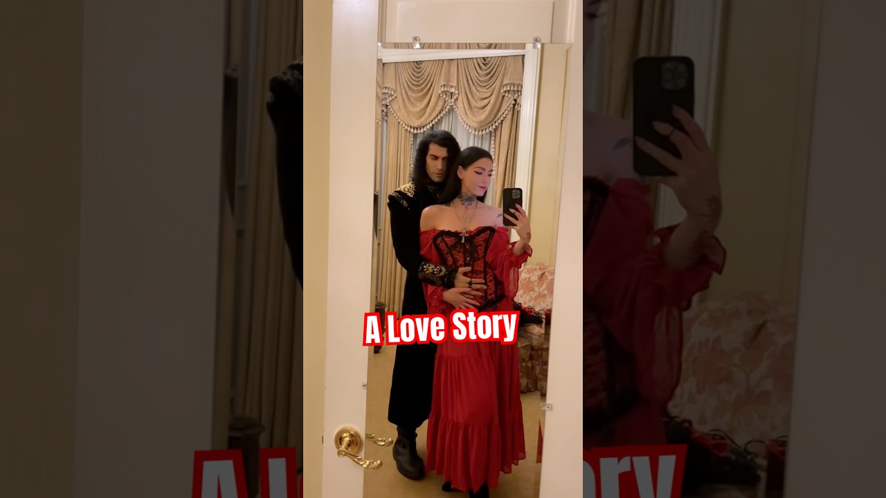 A Love Story. #thevampirecouple #vampire #goth #wholesome #romance #alternative