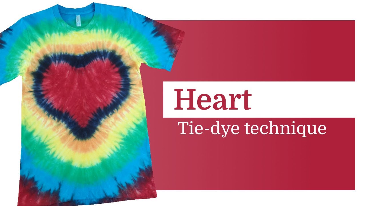Tie-dye pattern P145 : Heart