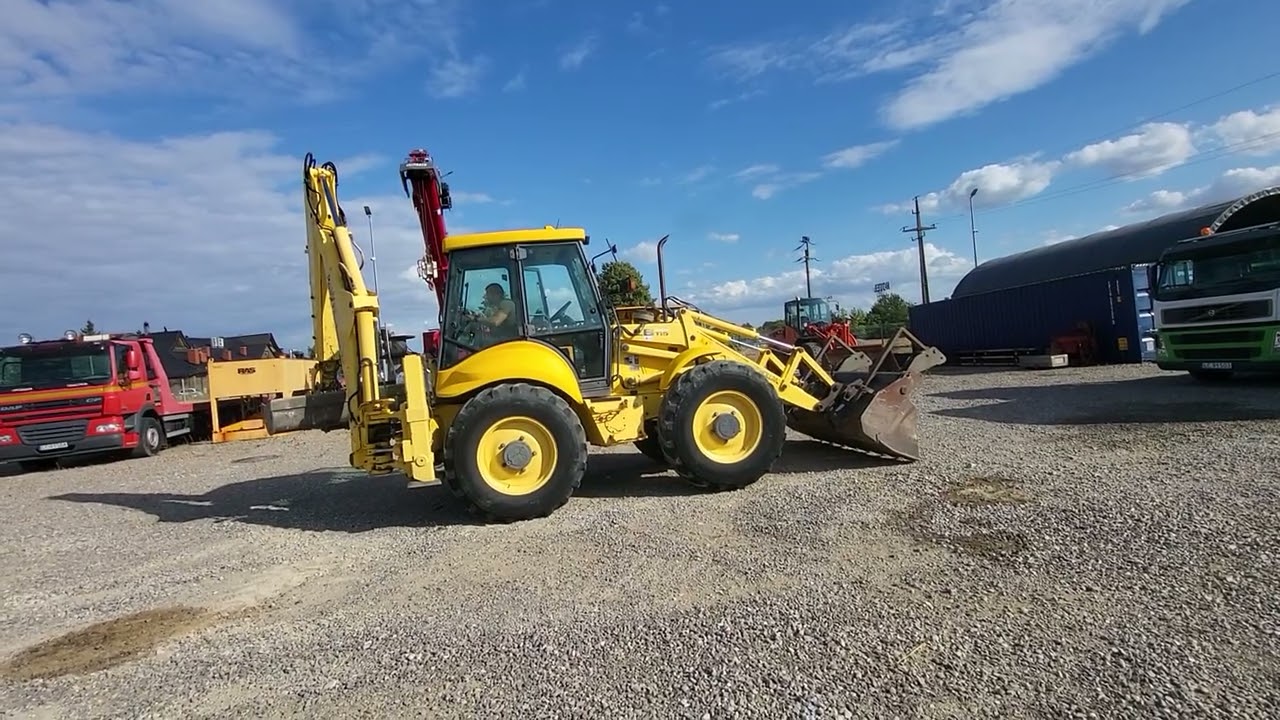 NEW HOLLAND LB115 / 4766 hours !!! / backhoe loader / SUPER CONDITION !