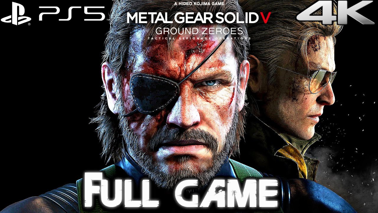 METAL GEAR SOLID V GROUND ZEROES PS5 Gameplay Walkthrough FULL GAME (4K 60FPS)