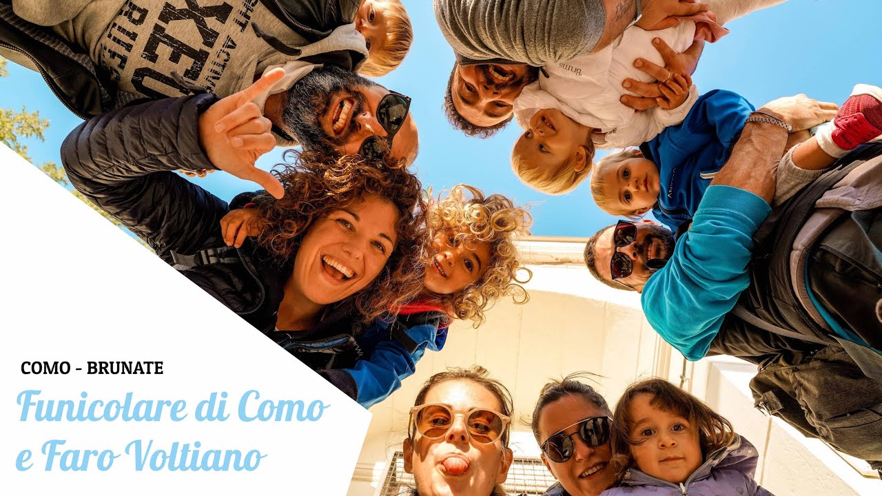 GITA a COMO con BAMBINI? FUNICOLARE di COMO BRUNATE e visita al FARO VOLTIANO