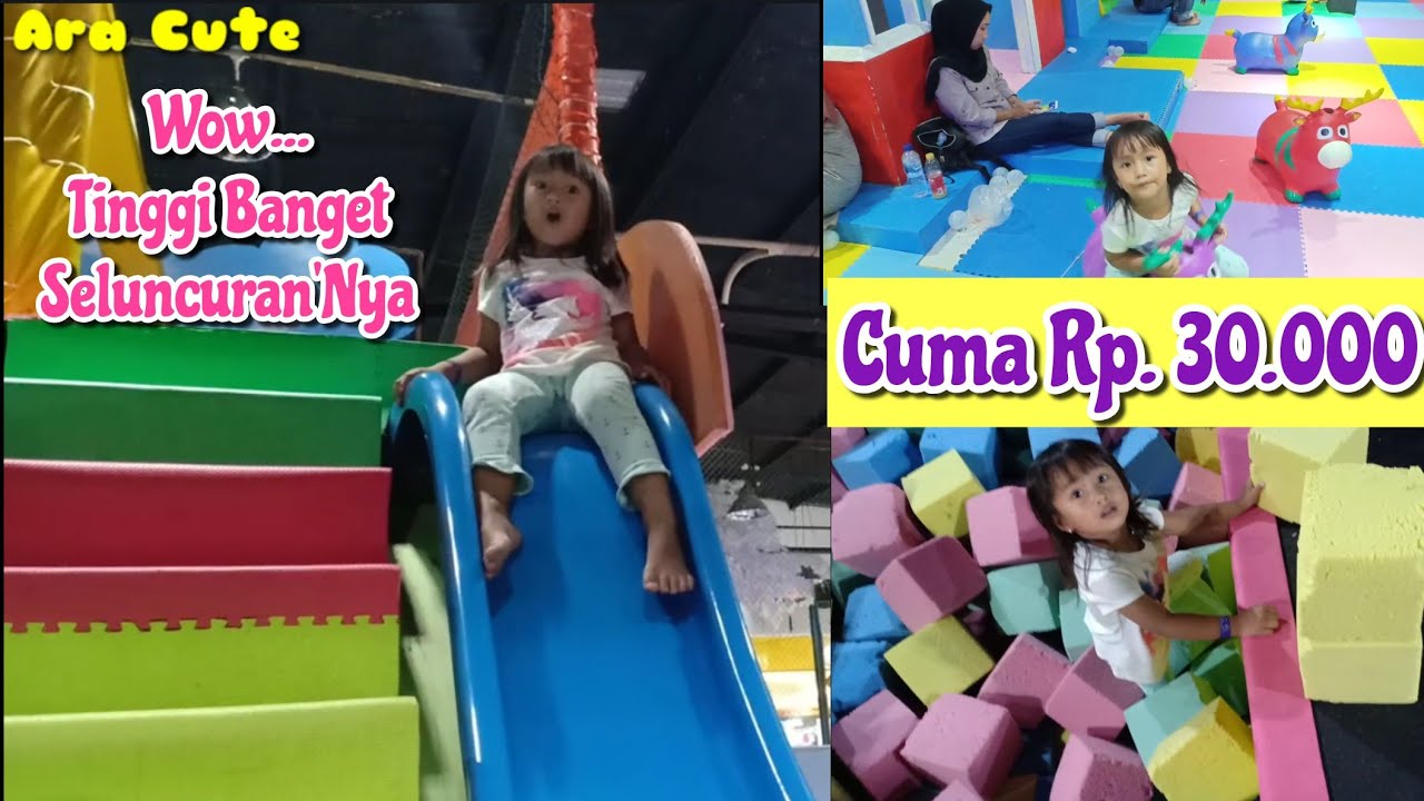 Asik'Nya Liburan Sekolah Ara Bermain Di Playground