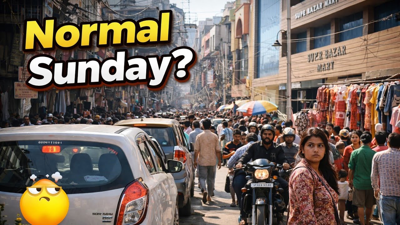 Is This a Normal Sunday in Jammu?Life with yasir.