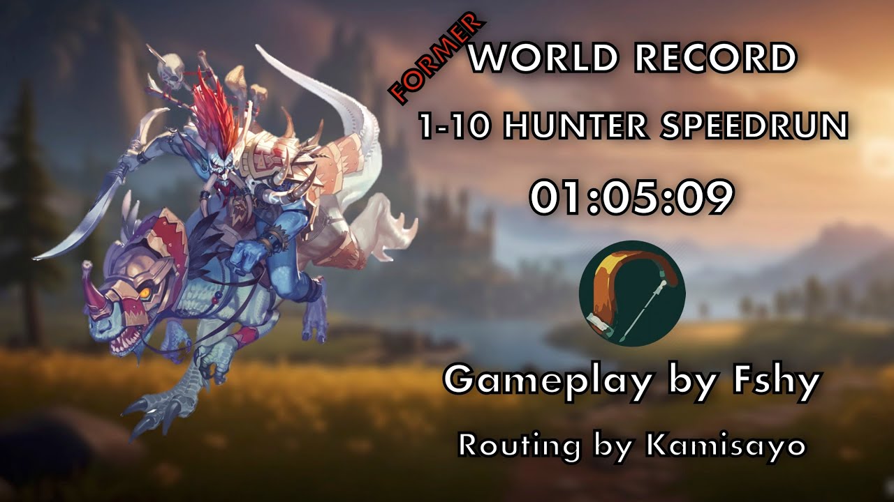 [Former] World Record 1-10 Hunter Speedrun | 01:05:09