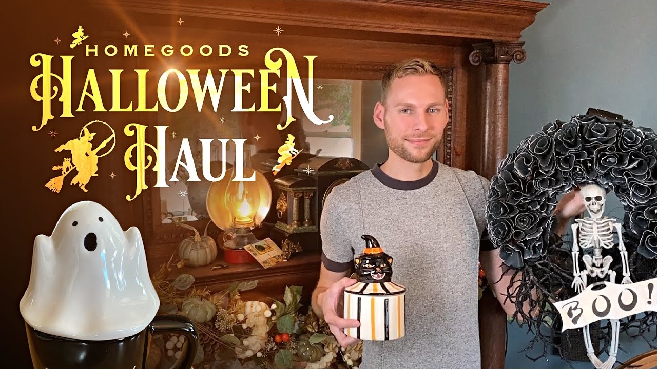 HomeGoods Halloween Haul 2!  - Halloween Decorations - Halloween Store Finds - August Halloween