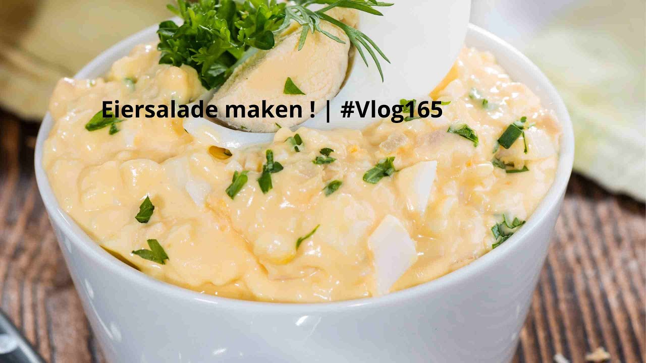 Eiersalade maken !! | #Vlog165