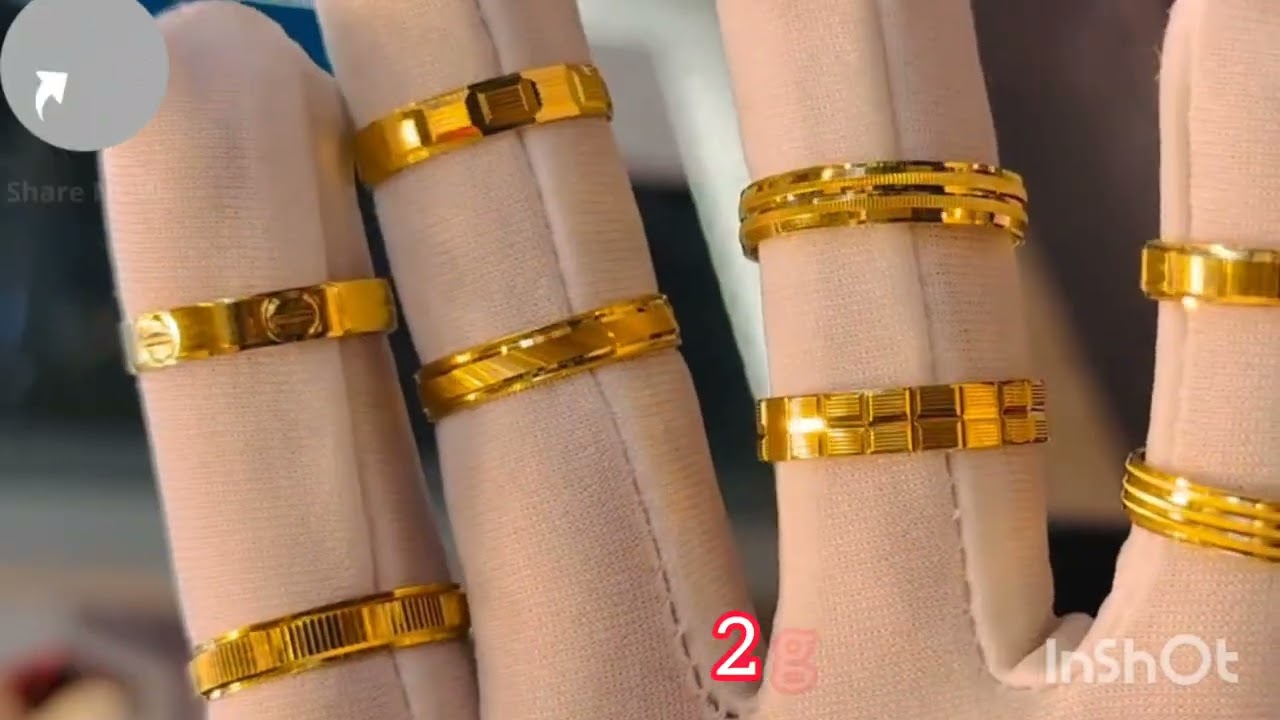 Gold Challa | Plain Gold Ring |  22 Carat Gold Latest Ring Designs | Light Weight Gold Ring Design