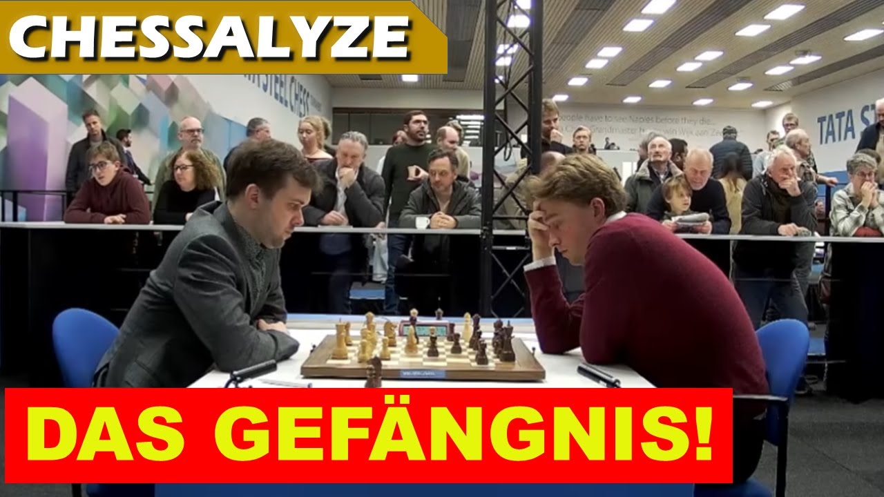 Ein OKTOPUS im Knast! | Fedoseev vs Keymer | Tata Steel Chess Wijk aan Zee Runde 2