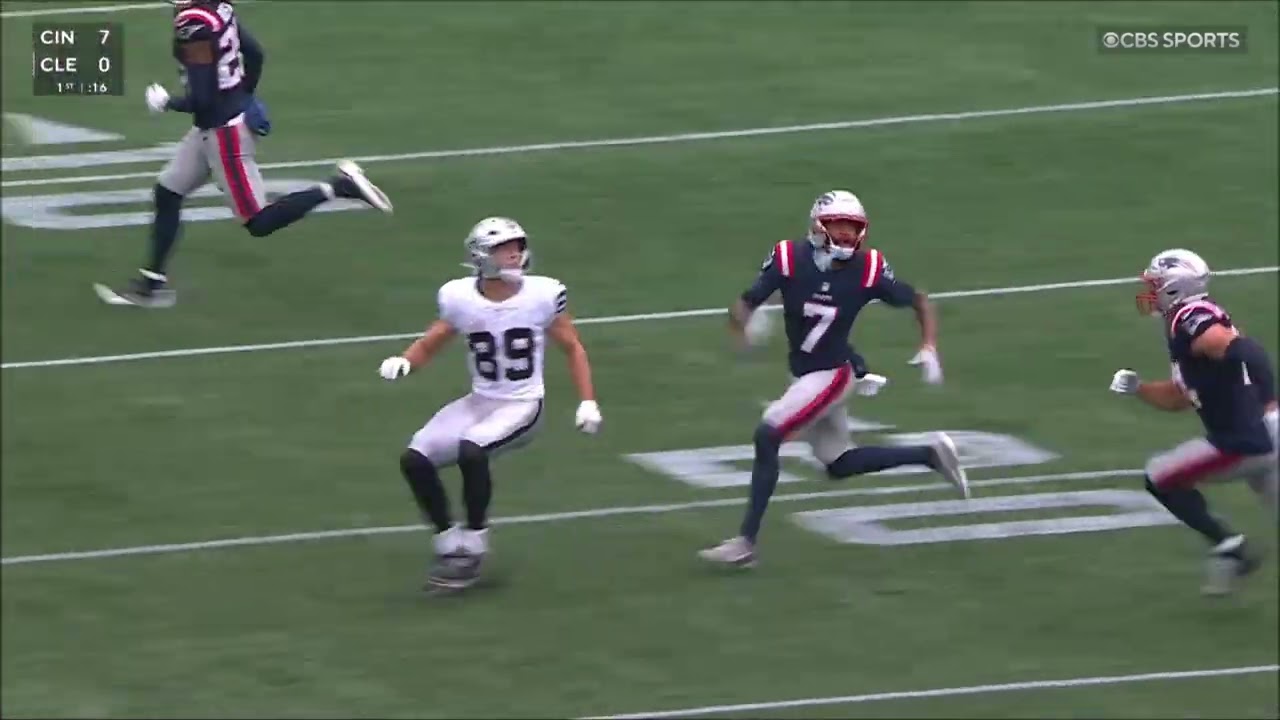Jaylinn Hawkins - Highlights - New England Patriots vs Las Vegas Raiders - NFL Week 1 2025