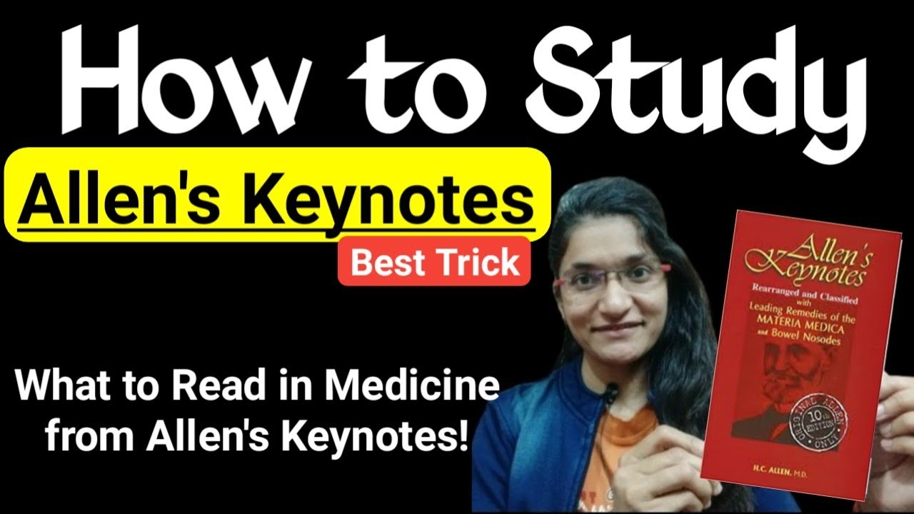 How To Study Allen's Keynotes | What to Read in Medicine From Allen's Keynotes