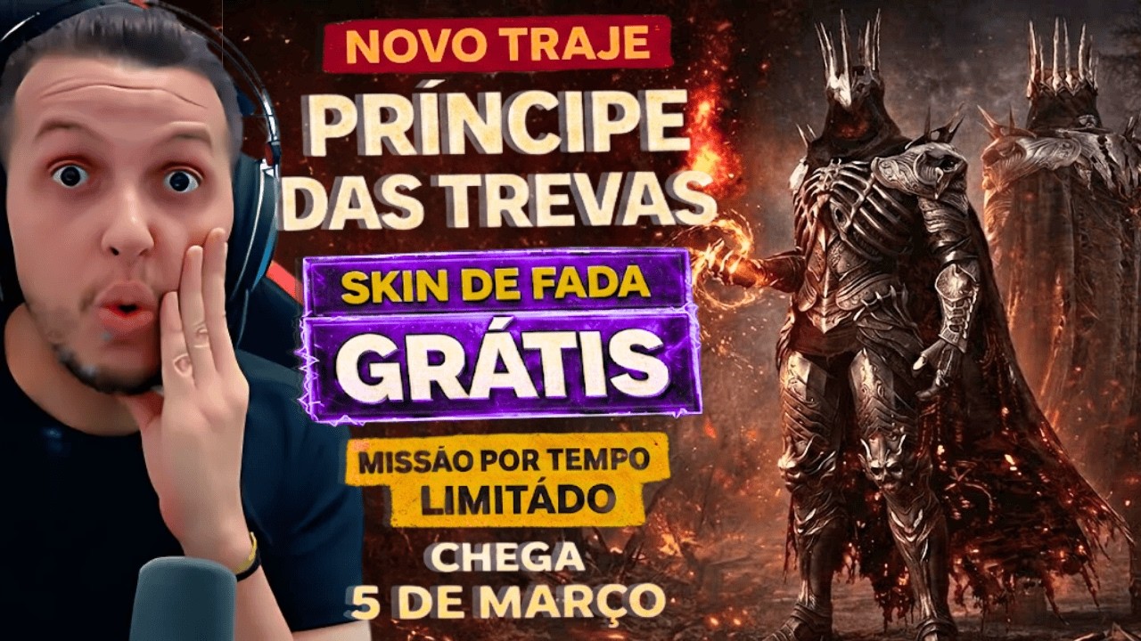 PRÍNCIPE DAS TREVAS CHEGA 05 DE MARÇO! SKIN DE FADA GRATUITA | BLACK DESERT !