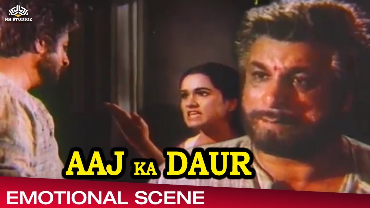 पद्मिनी कोल्हापुरे ने सुनाई कादर खान खरी खोटी | आज का दौर | बॉलीवुड की हिंदी एक्शन फिल्म