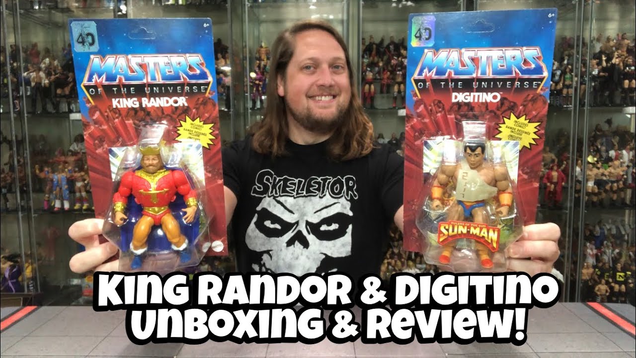 King Randor & Digitino Masters of the Universe Unboxing & Review!