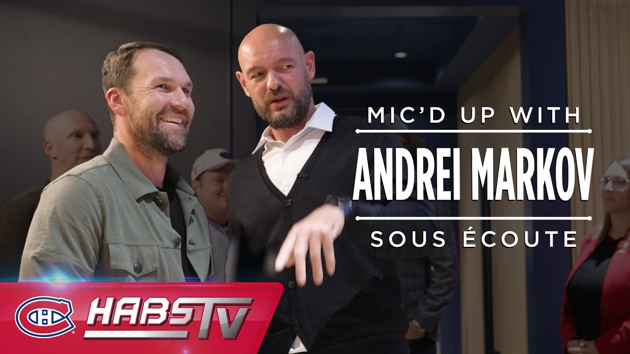 Andrei Markov mic'd up in his return to the Bell Centre