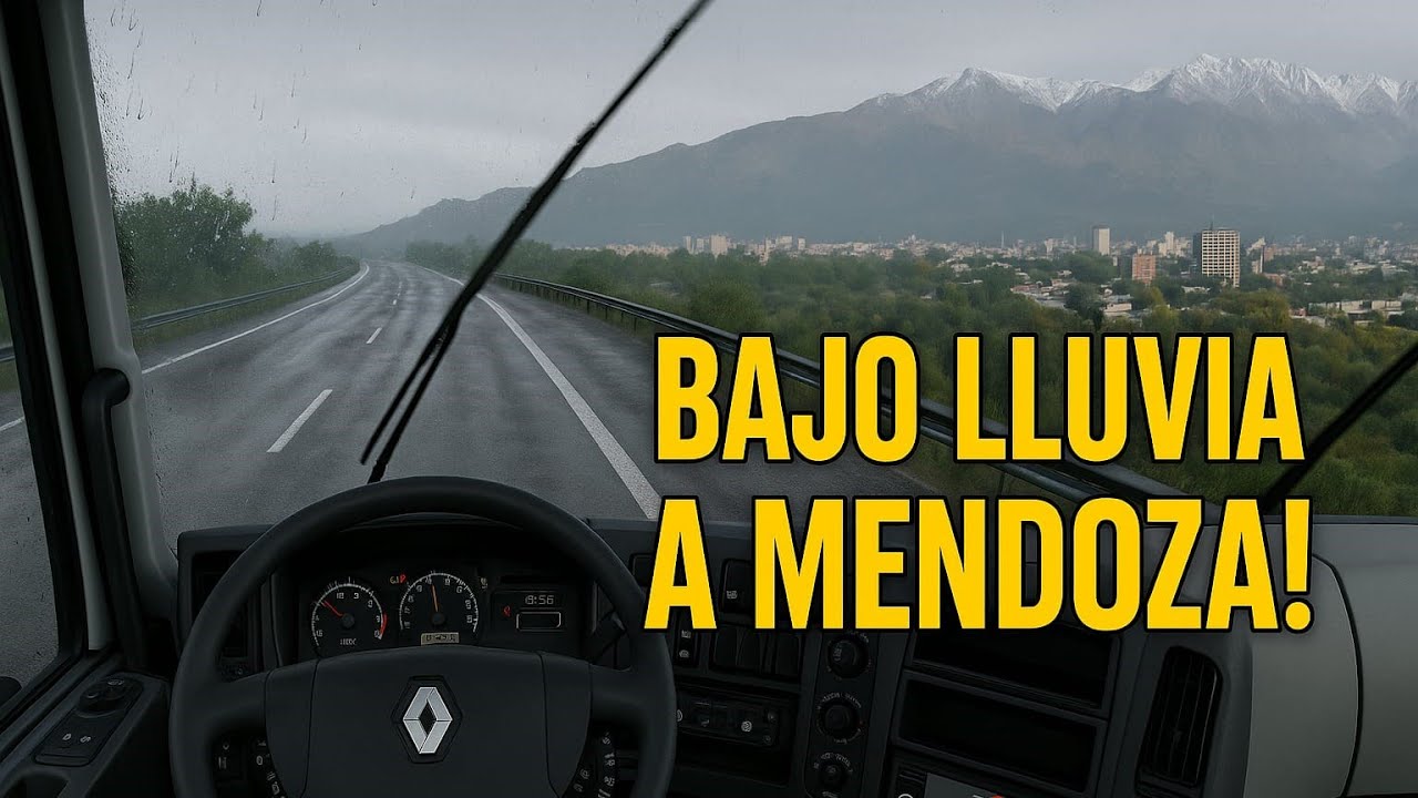 ⛈️ ¡De San Luis a Mendoza en Ruta Real! | Simulador de Camiones Argentina