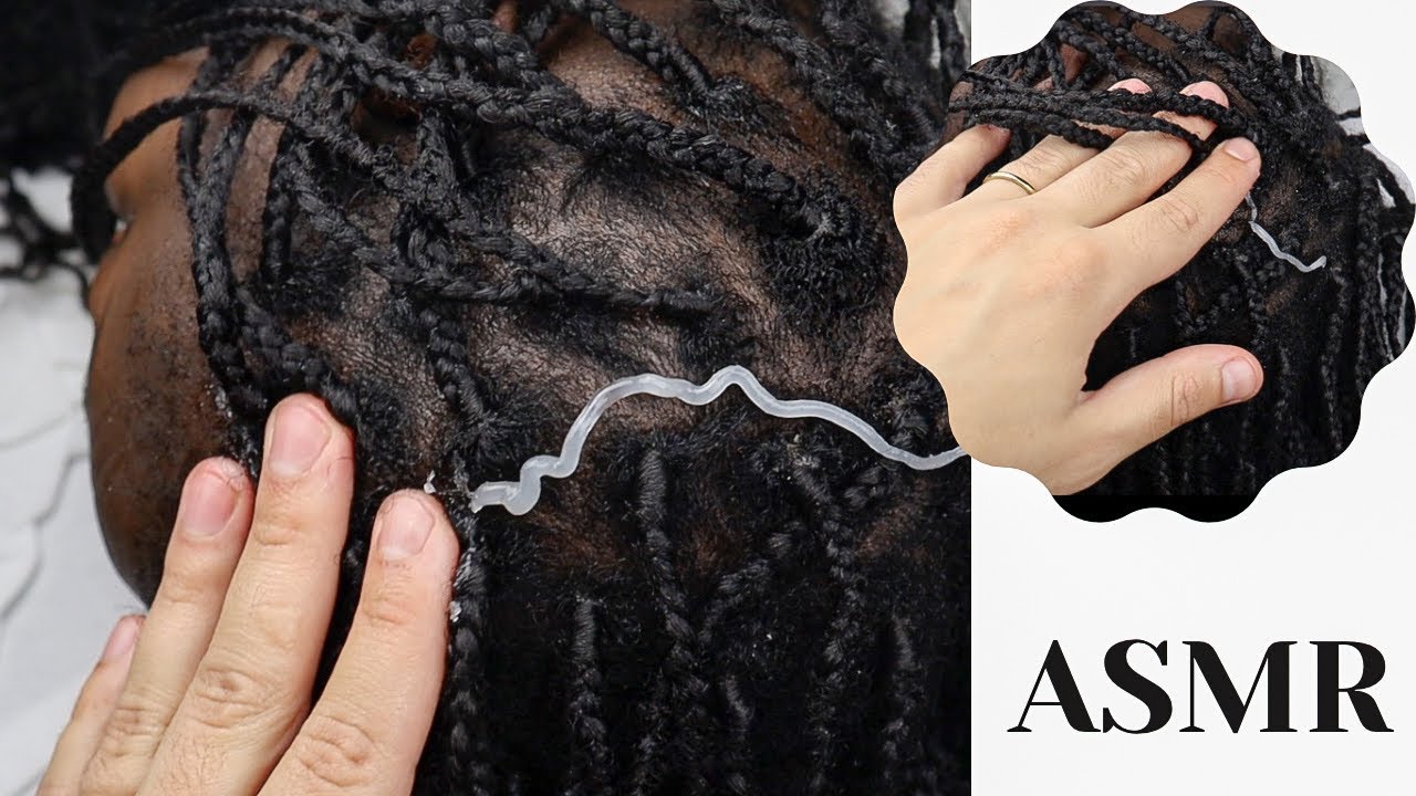 ASMR So Satisfying | Oiling My Wife’s Braids as she SLEEPS | best feeling in the world 😮‍💨