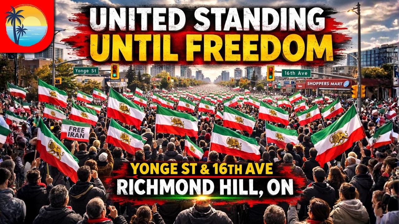 LIVE Iran Freedom Rally | Richmond Hill Canada