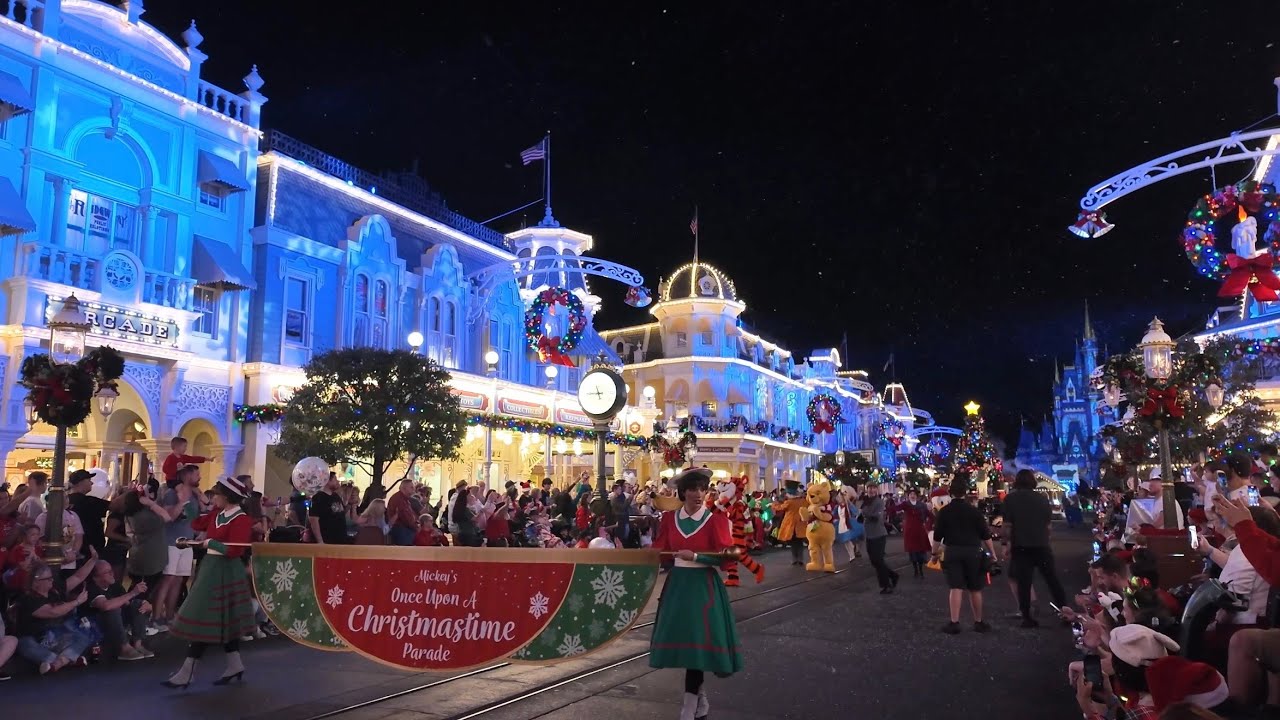 Mickey's Once Upon a Christmastime Parade | Magic Kingdom | 2025 4K