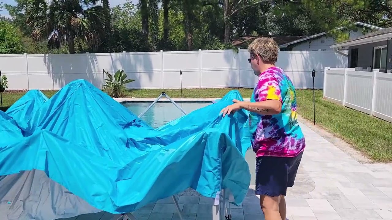 Easy Setup Shade Tent Tutorial