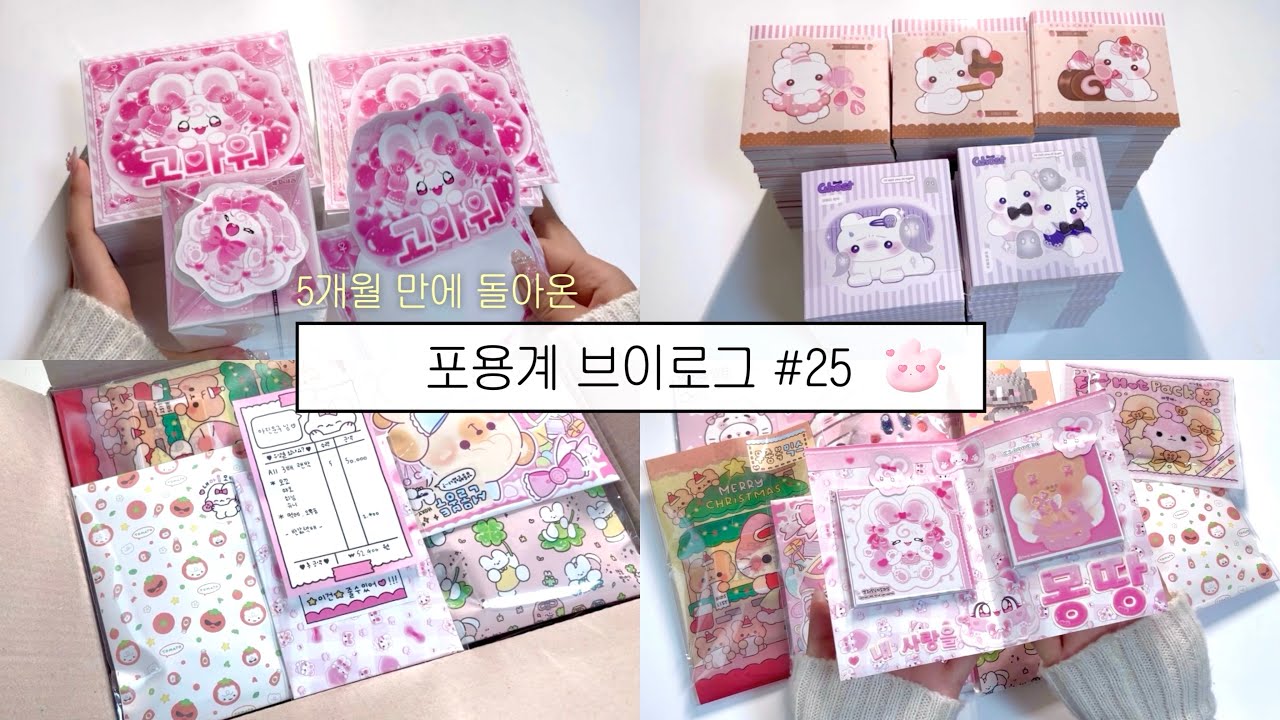 [ 새복많받😊] 포용계 브이로그 #25 • 포장 ASMR • 택배깡 • 직배 • 랜덤박스 • 포장용품 • unboxing • packing • vlog
