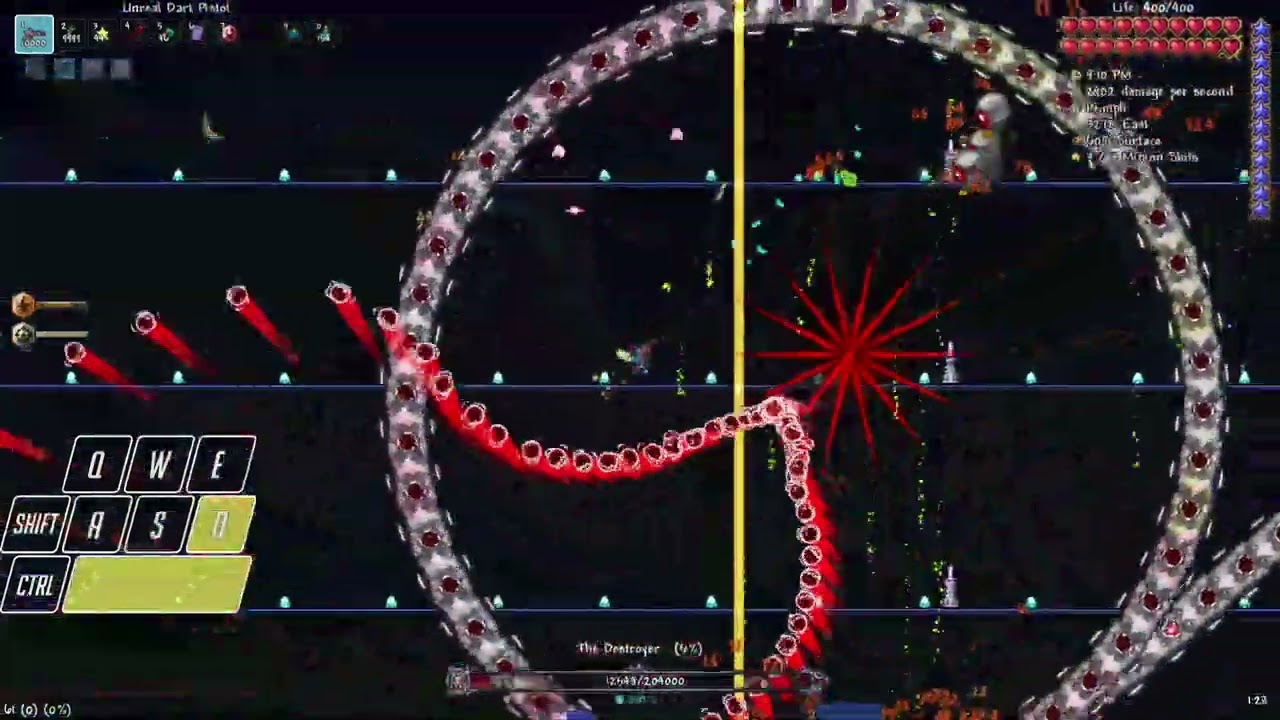 Terraria Fargo's Souls Legendary Masochist No Hit: The Destroyer (v.1.7.3.5)